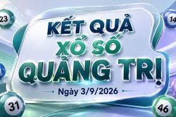 XSQT 3/9 - Kết quả xổ số Quảng Trị hôm nay 3/9/2026