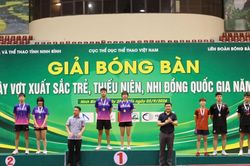 Bóng bàn CAND giành 11 HCV, thống trị giải trẻ quốc gia 2026