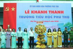 Trường Tiểu học Phú Thọ khoác diện mạo mới đón năm học mới