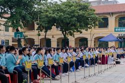 Điểm cầu khai giảng của Hải Phòng đặt tại ngôi trường 106 tuổi