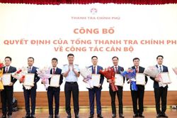 Thanh tra Chính phủ tiếp nhận 9 sĩ quan Công an Nhân dân biệt phái