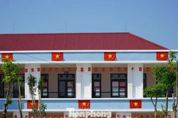 Diện mạo trường nội trú liên cấp 160 tỷ đồng trước ngày khai giảng