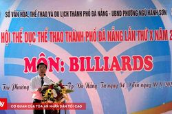 129 cơ thủ tranh tài tại Giải Billiards Đại hội TDTT TP Đà Nẵng lần thứ X