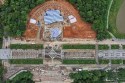 Phú Thọ chuẩn bị khánh thành Tượng đài 'Bác Hồ với ngày hội non sông' tại Đền Hùng