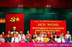 Thành lập các chi bộ trực thuộc đảng bộ 3 trường học ở phường Nam Hồng Lĩnh