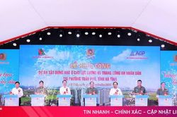 Khởi công xây dựng nhà ở cho cán bộ, chiến sĩ Công an nhân dân tại Hà Tĩnh