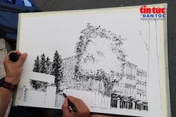 Những nét ký họa giữ lại ký ức đô thị