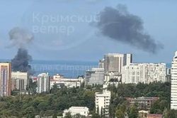 Video tàu của Nga ở Sochi bị Ukraine tấn công