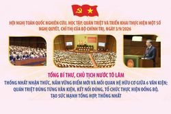 Tổng Bí thư, Chủ tịch nước Tô Lâm: Thống nhất nhận thức, nắm vững điểm mới và mối quan hệ hữu cơ giữa 6 văn kiện