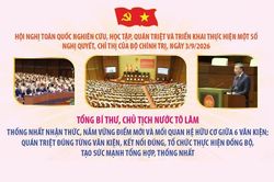Tổng Bí thư, Chủ tịch nước Tô Lâm: Thống nhất nhận thức, nắm vững điểm mới và mối quan hệ hữu cơ giữa 6 văn kiện