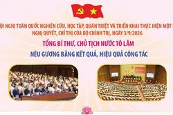 Tổng Bí thư, Chủ tịch nước Tô Lâm: Nêu gương bằng kết quả, hiệu quả công tác