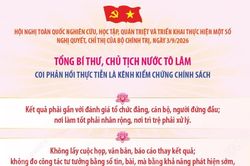 Tổng Bí thư, Chủ tịch nước Tô Lâm: Coi phản hồi thực tiễn là kênh kiểm chứng chính sách