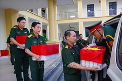 Hoàn thành bàn giao 100% mẫu hài cốt liệt sĩ đợt 1 phục vụ giám định ADN