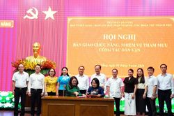 Bàn giao chức năng, nhiệm vụ tham mưu công tác dân vận về Đảng ủy MTTQ, các đoàn thể thành phố Đà Nẵng