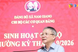 Nam Giang nâng chất lượng sinh hoạt chi bộ Đảng gắn với hiệu quả công việc
