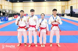 Các võ sĩ trẻ thành phố Đồng Nai giành 4 huy chương Giải Jiujitsu Grand Prix châu Á 2026