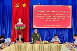 Thường trực Tỉnh ủy yêu cầu bảo đảm an toàn khi đưa 7 trường nội trú biên giới vào hoạt động