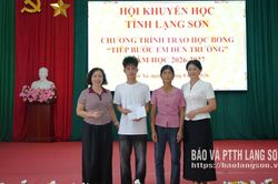 Doanh nghiệp đồng hành khuyến học