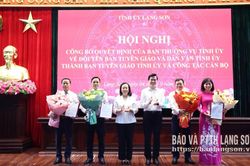 Công bố quyết định đổi tên Ban Tuyên giáo và Dân vận Tỉnh ủy thành Ban Tuyên giáo Tỉnh ủy