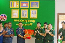 Biên phòng Lâm Đồng thăm, chúc mừng lãnh đạo Công an và Hiến binh tỉnh Mondulkiri