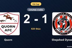 Hạ Shepshed Dynamo, Quorn giành thắng lợi sát nút ở FA Cup