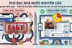 Cảnh giác với các trang mạng xã hội giả mạo Kho bạc Nhà nước