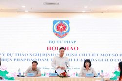 Hội thảo góp ý dự thảo Nghị định quy định chi tiết một số điều và biện pháp bảo đảm thi hành Luật Hòa giải ở cơ sở