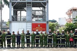 Sẵn sàng cho cuộc thi 'Lính chữa cháy và cứu nạn, cứu hộ xuất sắc'