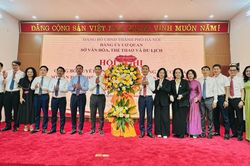Thành lập Đảng bộ cơ quan Sở Văn hóa, Thể thao và Du lịch thành phố Hà Nội