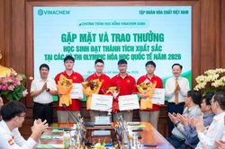 Vinachem vinh danh học sinh xuất sắc tại các kỳ thi Olympic Hóa học quốc tế