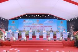 Khởi công xây dựng gần 900 căn nhà ở xã hội cho cán bộ, chiến sĩ Công an ở Hà Tĩnh