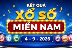 XSMN 4/9 - Kết quả xổ số miền Nam hôm nay 4/9/2026