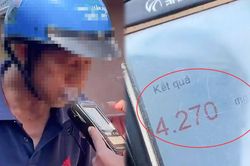 Tài xế không có bằng lái, vi phạm nồng độ cồn cao gấp hơn 10 lần mức kịch khung