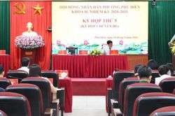 HĐND phường Phú Diễn xem xét điều chỉnh biên chế giáo dục sau sắp xếp trường học