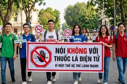 Lồng ghép, tuyên truyền tác hại thuốc lá điện tử trong giáo dục nếp sống học đường