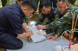 Phát hiện, quy tập hài cốt liệt sĩ tại khu vực biên giới