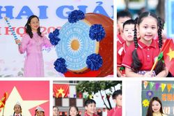 Niềm vui cộng hưởng trong lễ khai giảng trường Tiểu học Giảng Võ sau sáp nhập