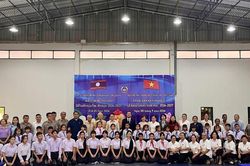 Gần 1.000 học sinh Trường Hữu nghị Lào - Việt Nam tại Savannakhet bước vào năm học mới