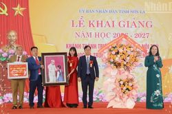 Phó Chủ tịch nước Võ Thị Ánh Xuân dự khai giảng năm học mới tại Sơn La
