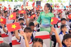An Giang khai giảng năm học mới và khánh thành 3 trường nội trú biên giới
