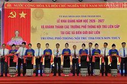 Thanh Hóa: Niềm vui nhân đôi trong ngày khai giảng năm học mới ở Sơn Thủy