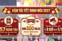 [Video] Mở bán vé tàu Tết Đinh Mùi 2027 từ hôm nay, sinh viên được giảm đến 20%