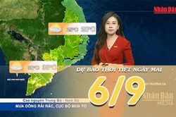 [Video] Dự báo thời tiết đêm nay và ngày mai 6/9/2026: Mưa dông mở rộng trên cả nước, cục bộ có nơi mưa to
