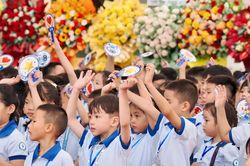 Nhiều hoạt động vui tươi chào đón học sinh trong lễ khai giảng năm học mới 2026-2027