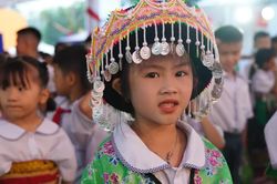 Hình ảnh rạng rỡ của học sinh vùng biên xứ Thanh trong ngày khai giảng