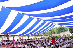 Lễ khai giảng đặc biệt trên đất Bình Thành 77 năm trước