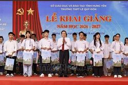 Khai giảng năm học 2026-2027: Đổi mới để nâng chất lượng giáo dục