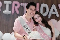 Sinh nhật tuổi 38 ngọt ngào của diễn viên Quỳnh Nga bên bạn trai NSƯT Việt Anh