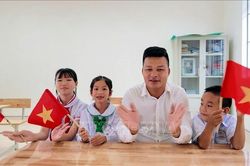 Quảng Ninh: Lễ khai giảng đặc biệt của 4 thầy trò nơi đầu sóng đảo Trần