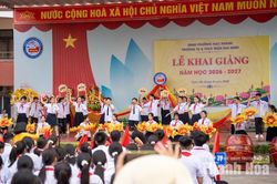 Tiếng trống khai trường bắt đầu năm học mới